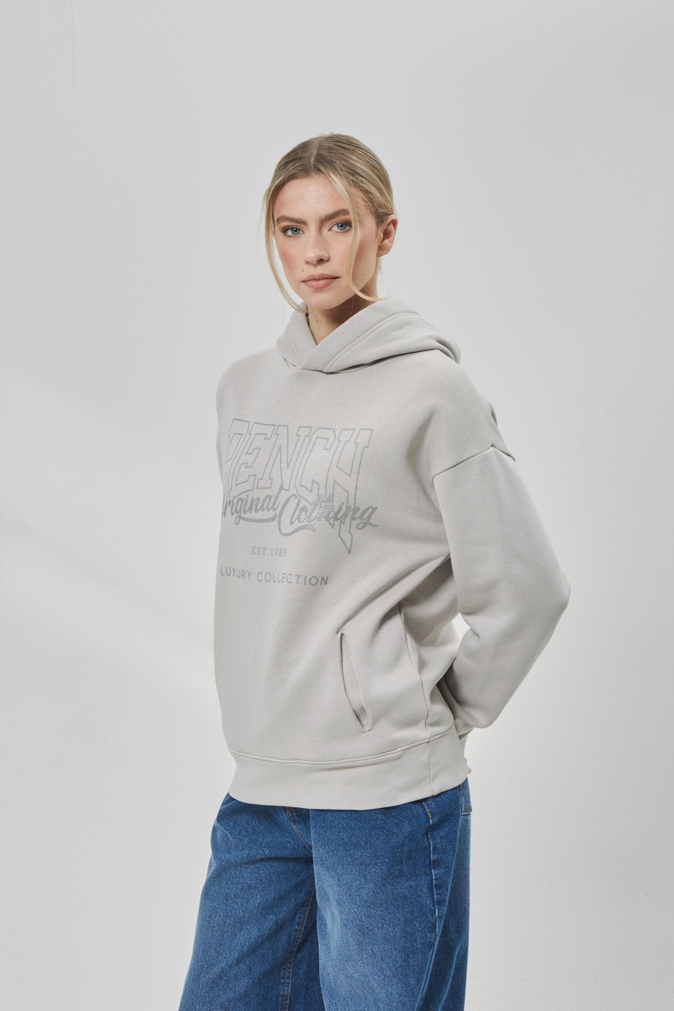 Womens 'THEDA' Hoodie - GREY - Shop at www.Bench.co.uk #LoveMyHood
