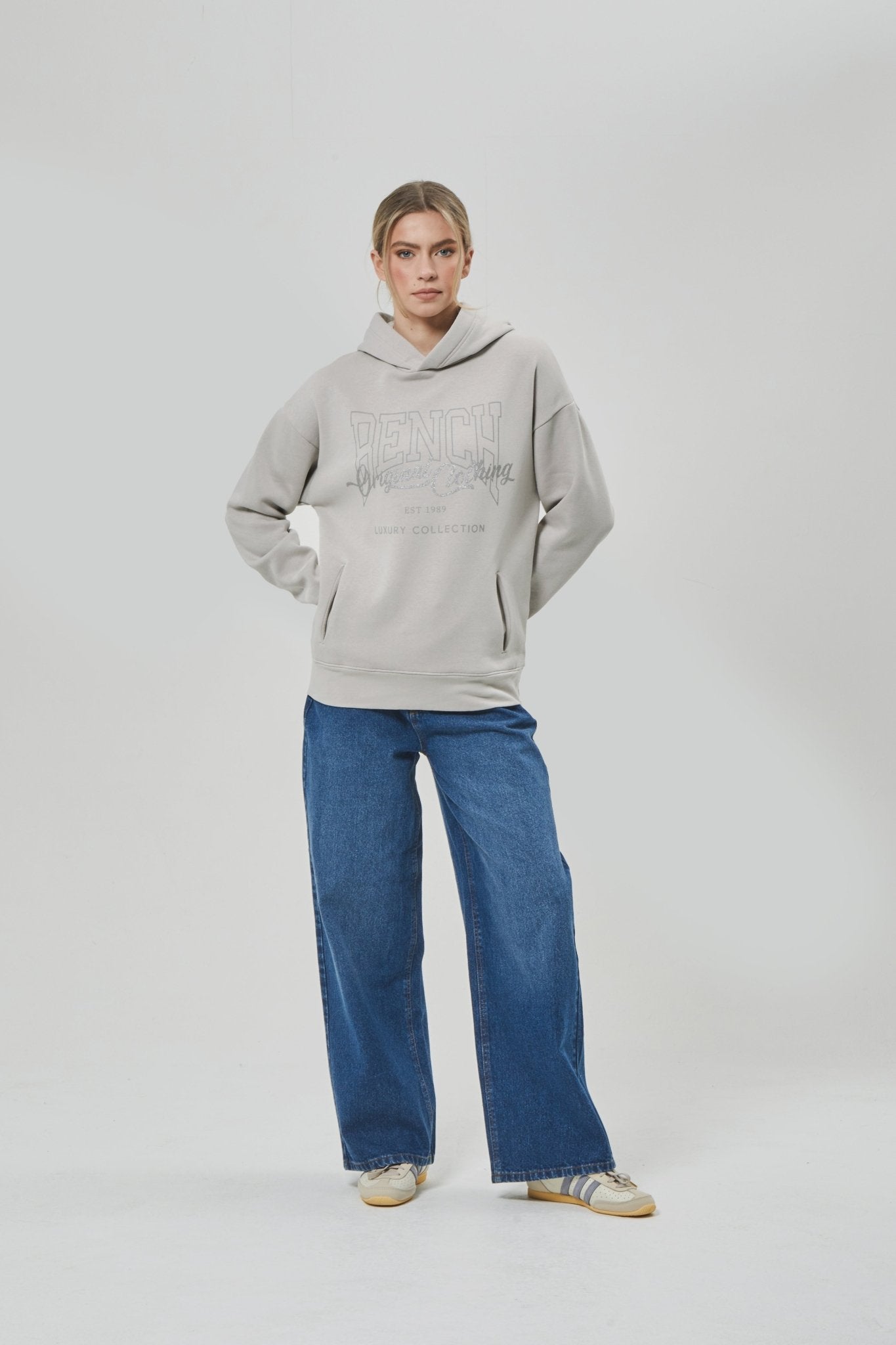 Womens 'THEDA' Hoodie - GREY - Shop at www.Bench.co.uk #LoveMyHood