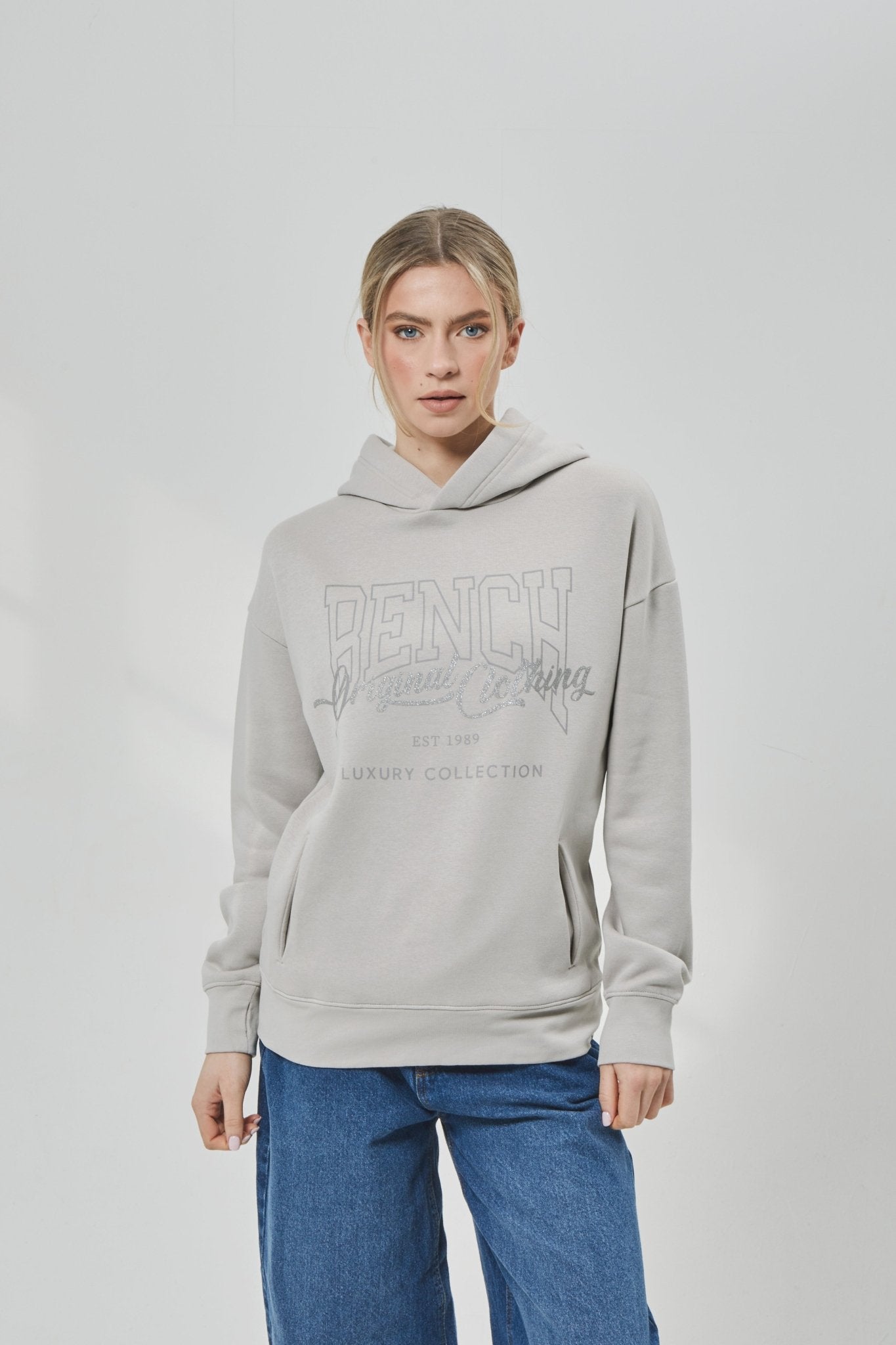 Womens 'THEDA' Hoodie - GREY - Shop at www.Bench.co.uk #LoveMyHood