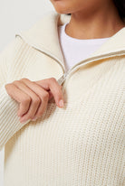 Women's 'THURYNN' Funnel Knit | ECRU - Shop at www.Bench.co.uk #LoveMyHood