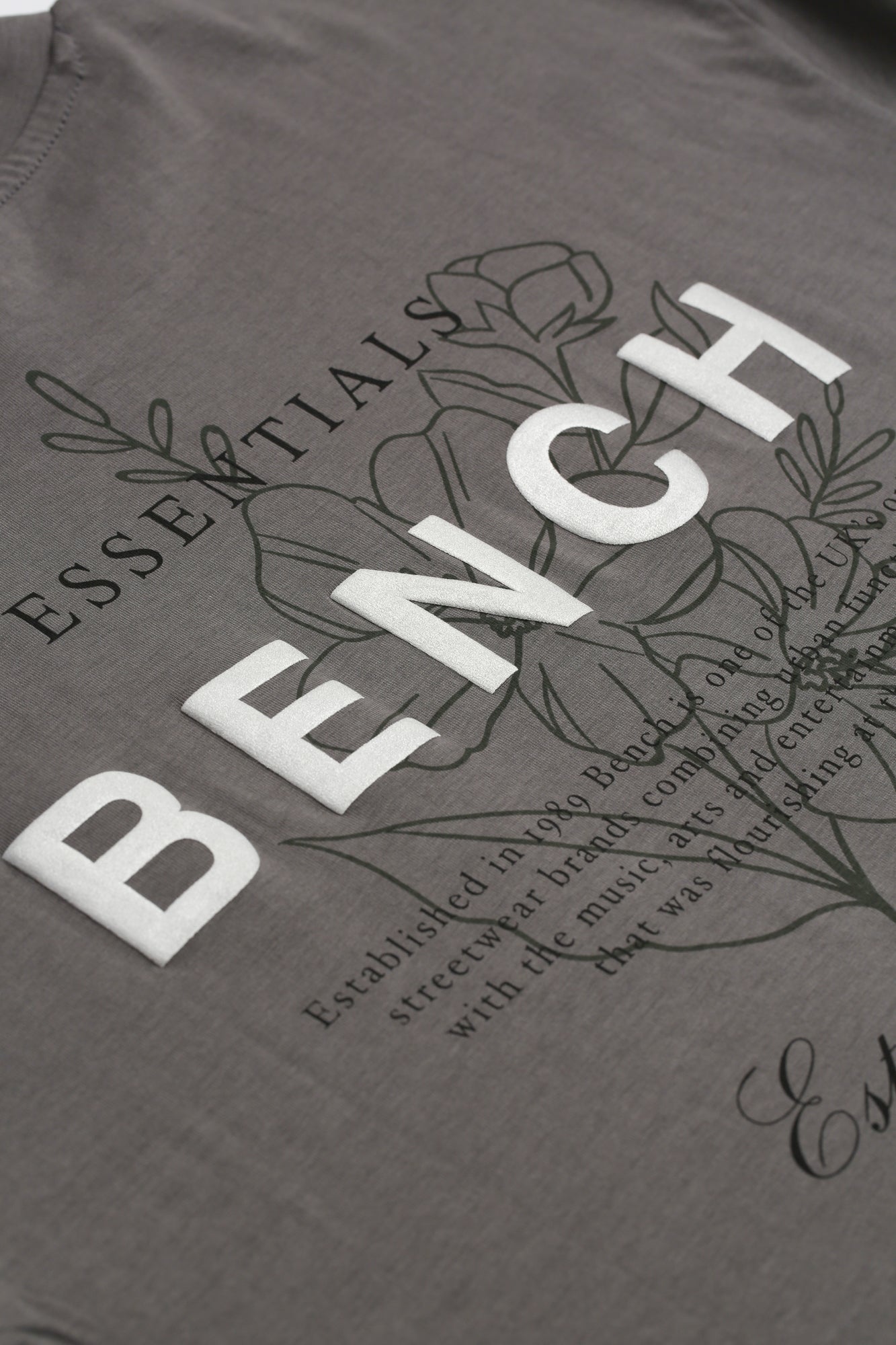 Womens 'YALO' T-Shirt - GRAPHITE - Shop at www.Bench.co.uk LoveMyHood