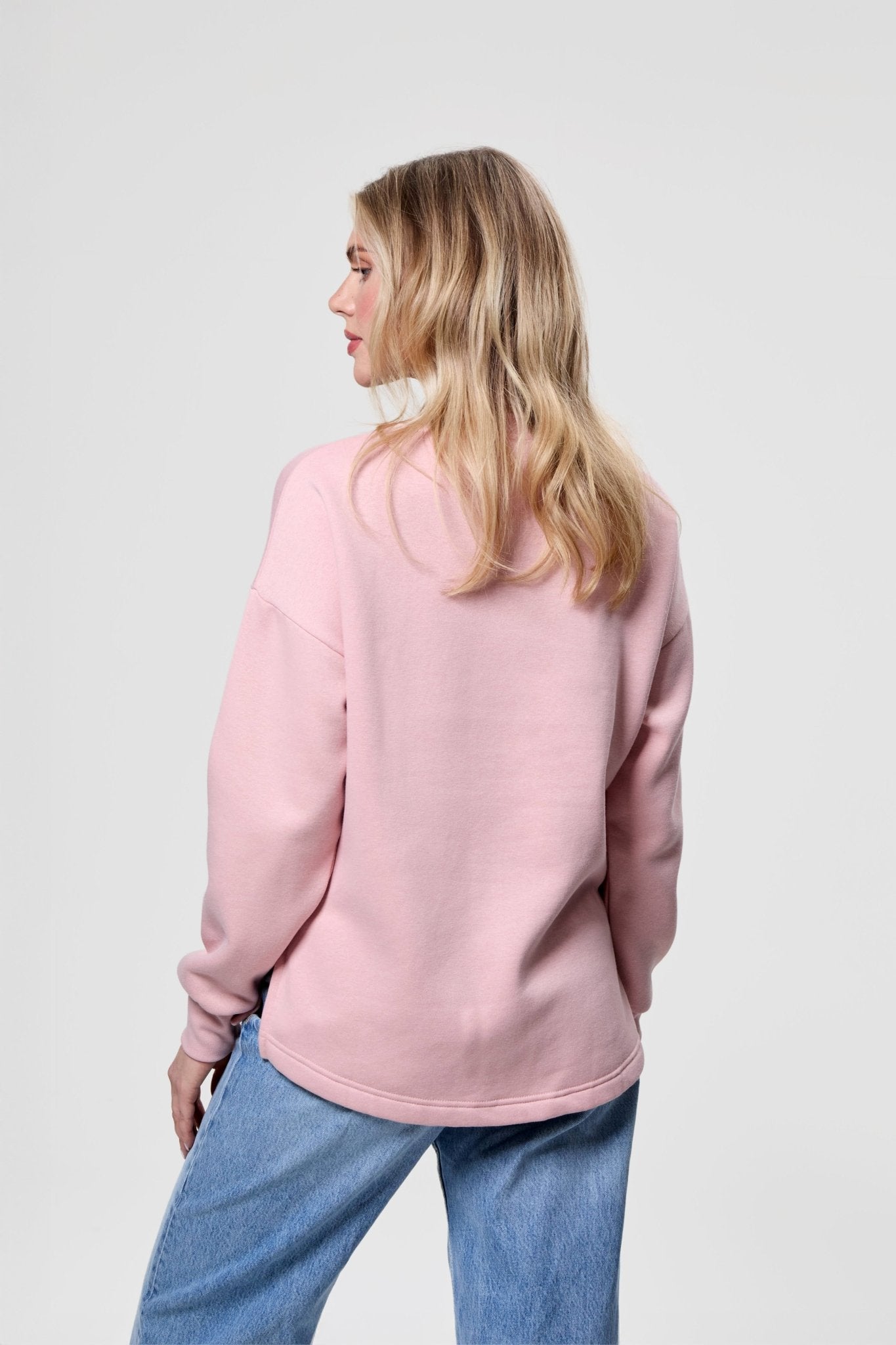 Womens 'ZIE' Sweat Crew - DUSKY PINK - Shop at www.Bench.co.uk #LoveMyHood