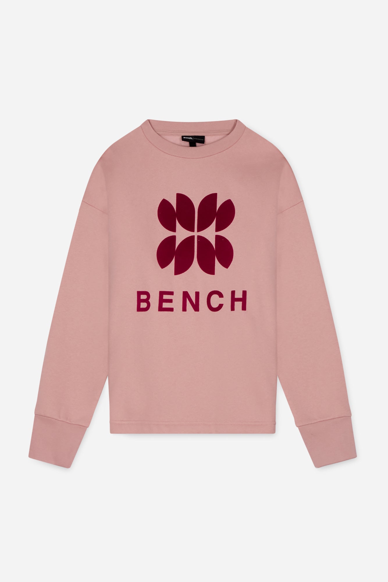 Womens 'ZIE' Sweat Crew - DUSKY PINK - Shop at www.Bench.co.uk #LoveMyHood