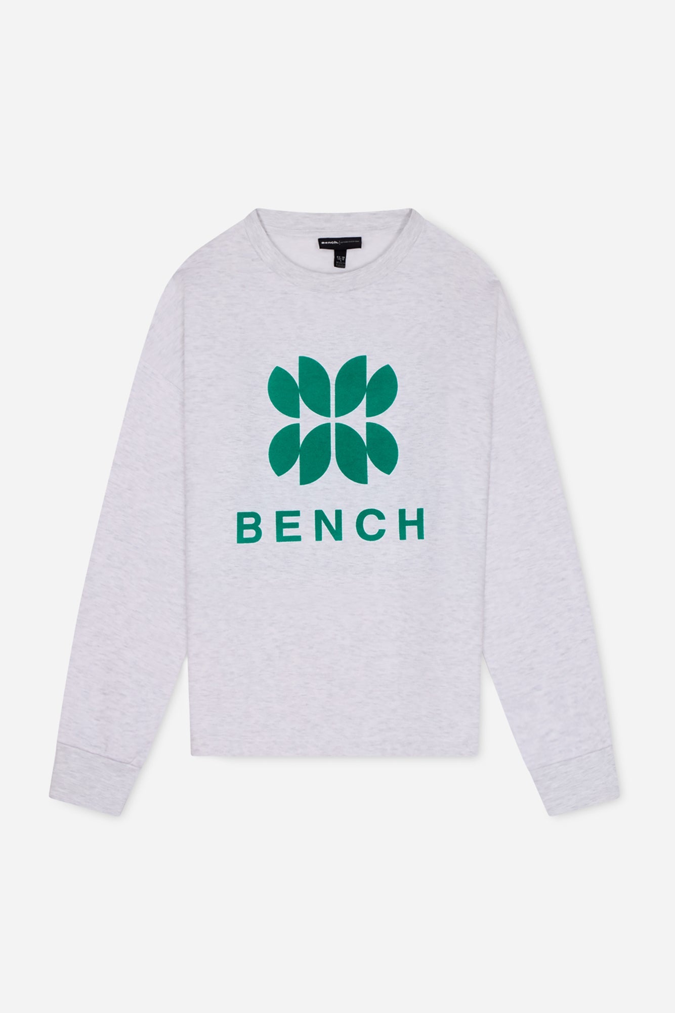 Womens 'ZIE' Sweat Crew - ICE GREY - Shop at www.Bench.co.uk #LoveMyHood