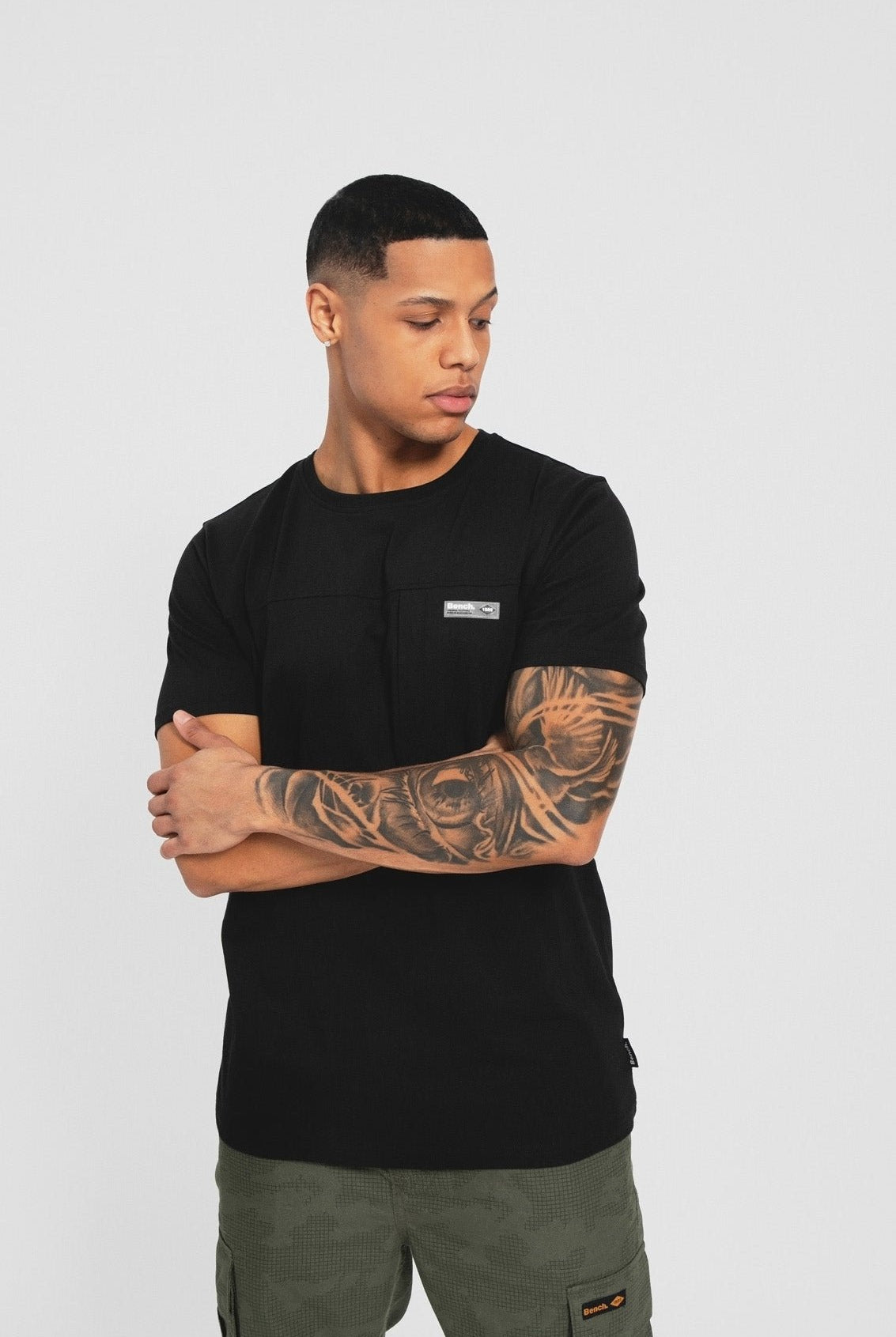 Mens 'ALGODA' T-Shirt - BLACK - Shop at www.Bench.co.uk #LoveMyHood