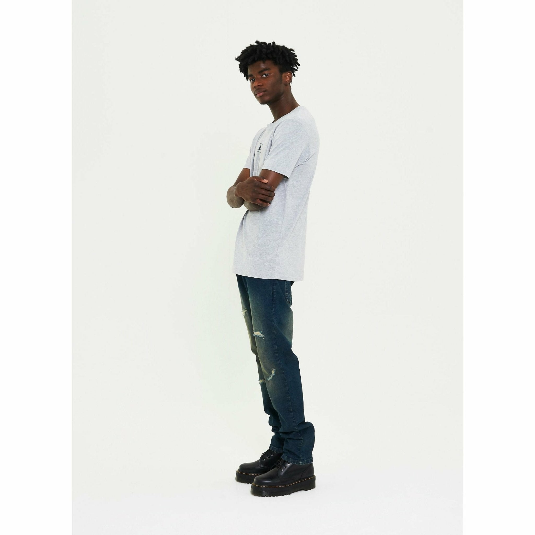 Mens 'AW-002' Slim Fit Jeans - FADED BLUE - Shop at www.Bench.co.uk #LoveMyHood