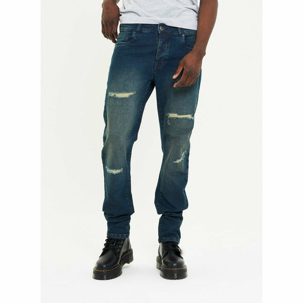 Mens 'AW-002' Slim Fit Jeans - FADED BLUE - Shop at www.Bench.co.uk #LoveMyHood