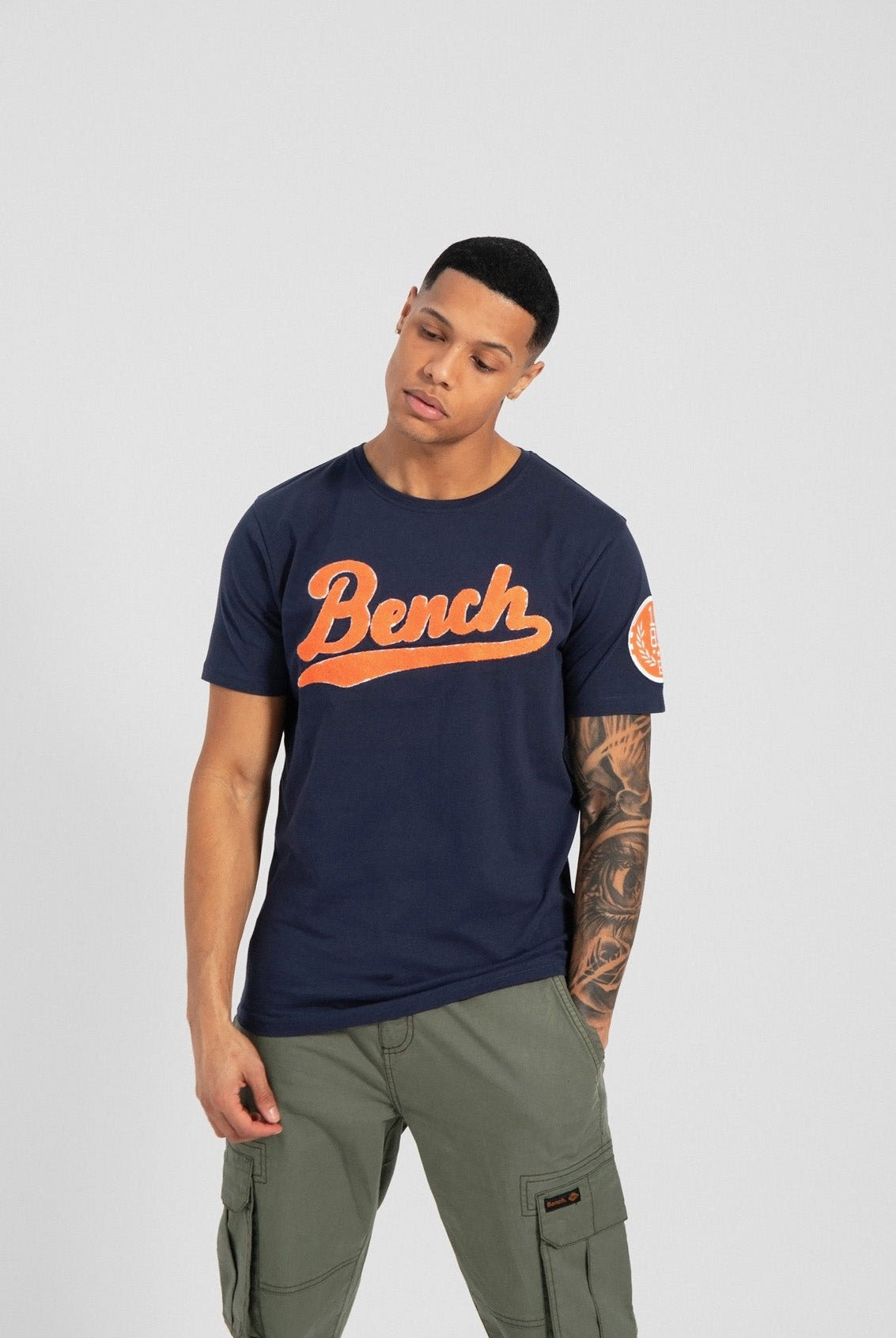 Mens 'ENAM' T-Shirt - NAVY - Shop at www.Bench.co.uk #LoveMyHood