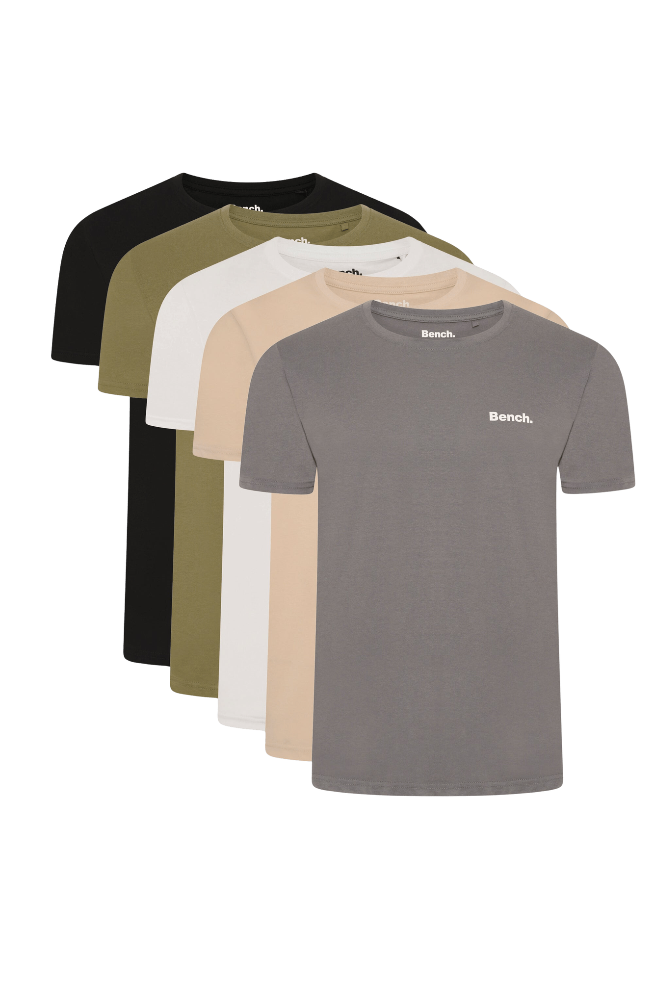 Mens 'ENVOY' 5 Pack T-Shirts - ASSORTED - Shop at www.Bench.co.uk #LoveMyHood
