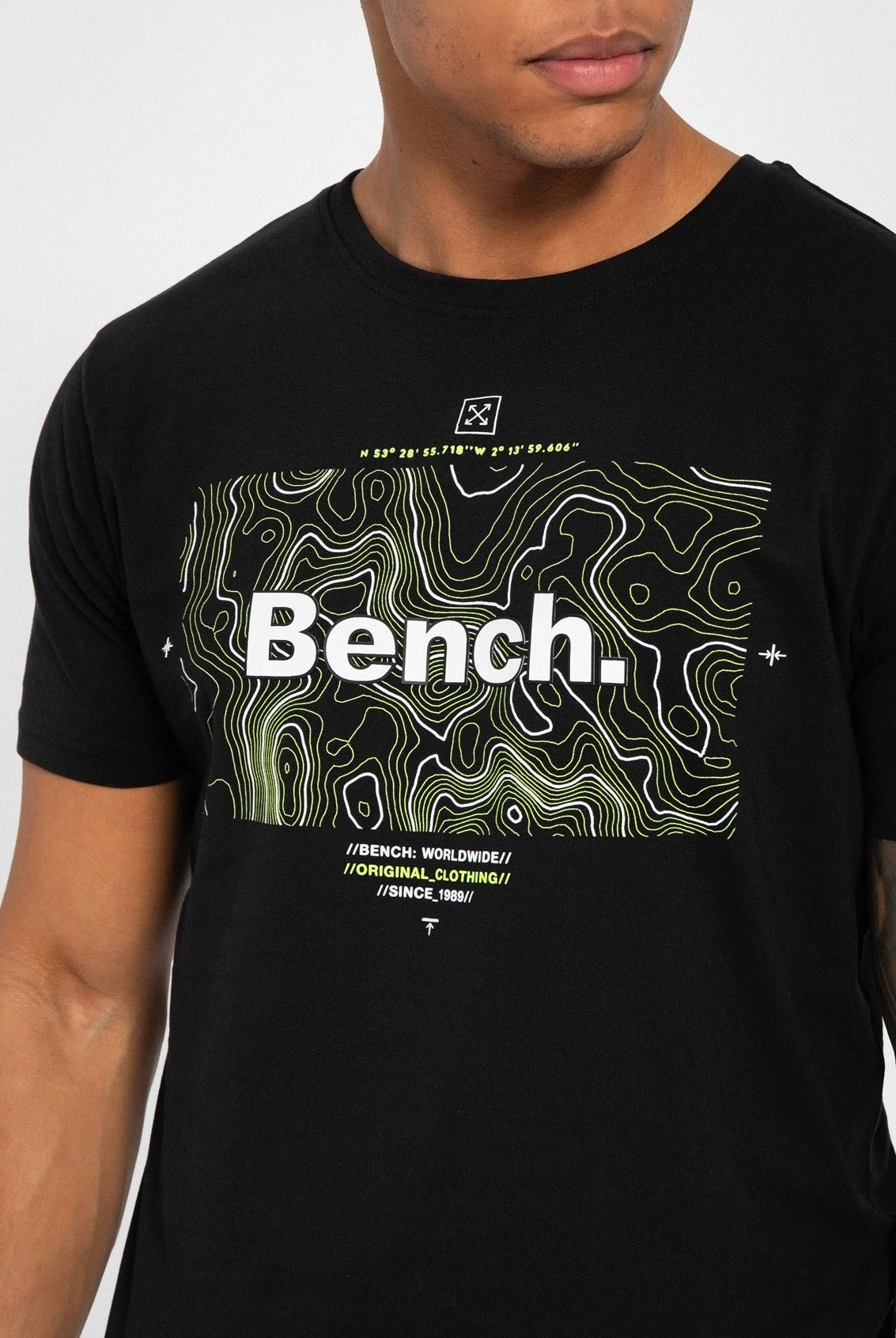 Mens 'HAWES' T-Shirt - BLACK - Shop at www.Bench.co.uk #LoveMyHood