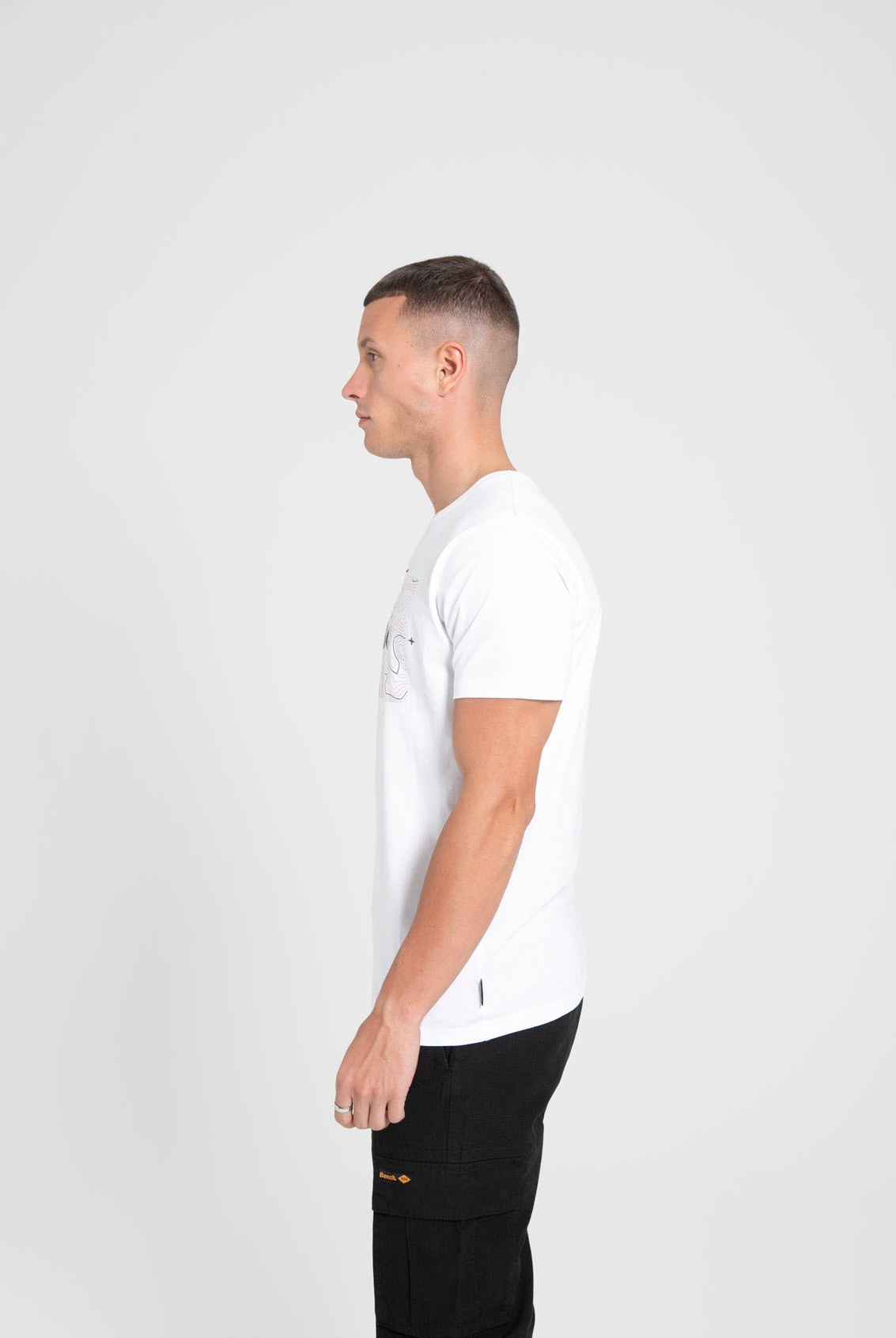 Mens 'HAWES' T-Shirt - WHITE - Shop at www.Bench.co.uk #LoveMyHood
