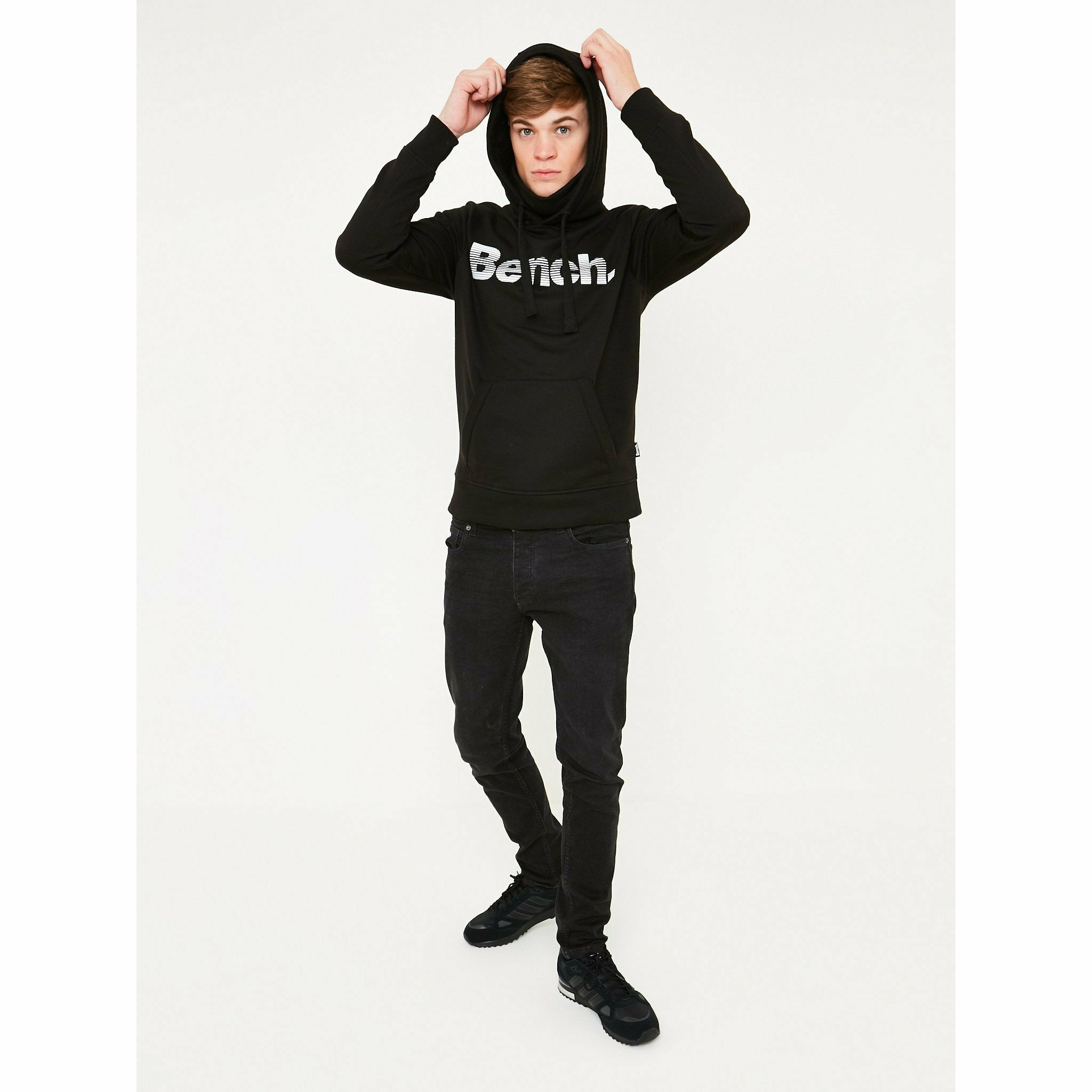 Mens 'WOOSH' hoodie - BLACK - Shop at www.Bench.co.uk #LoveMyHood