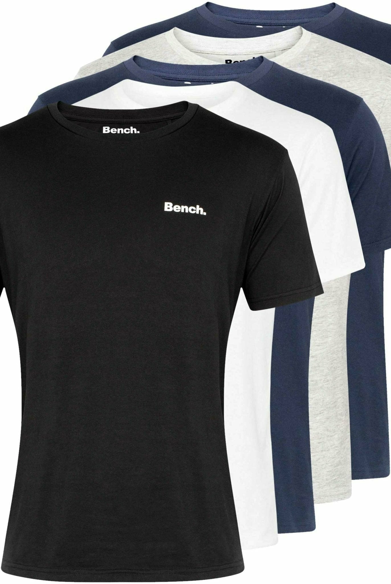 Mens 'JOSH' 5 Pack T-Shirts - ASSORTED - Shop at www.Bench.co.uk #LoveMyHood