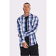 Mens 'KABIR' Long Sleeve Shirt - GREY CHECK - Shop at www.Bench.co.uk #LoveMyHood
