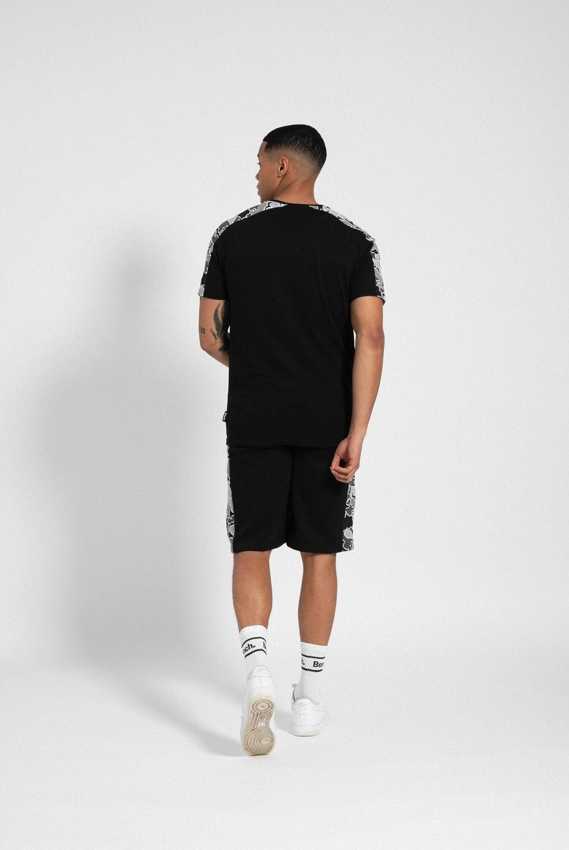 Mens 'KAMO' 2pc T-Shirt & Shorts Set - BLACK - Shop at www.Bench.co.uk #LoveMyHood