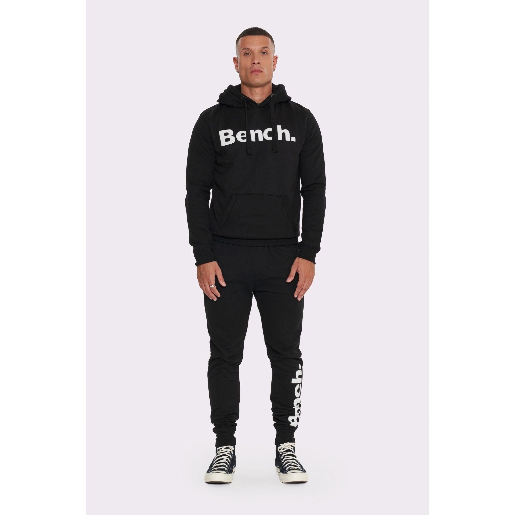 Mens 'MALLET' 2pc Fleece Tracksuit - BLACK - Shop at www.Bench.co.uk #LoveMyHood