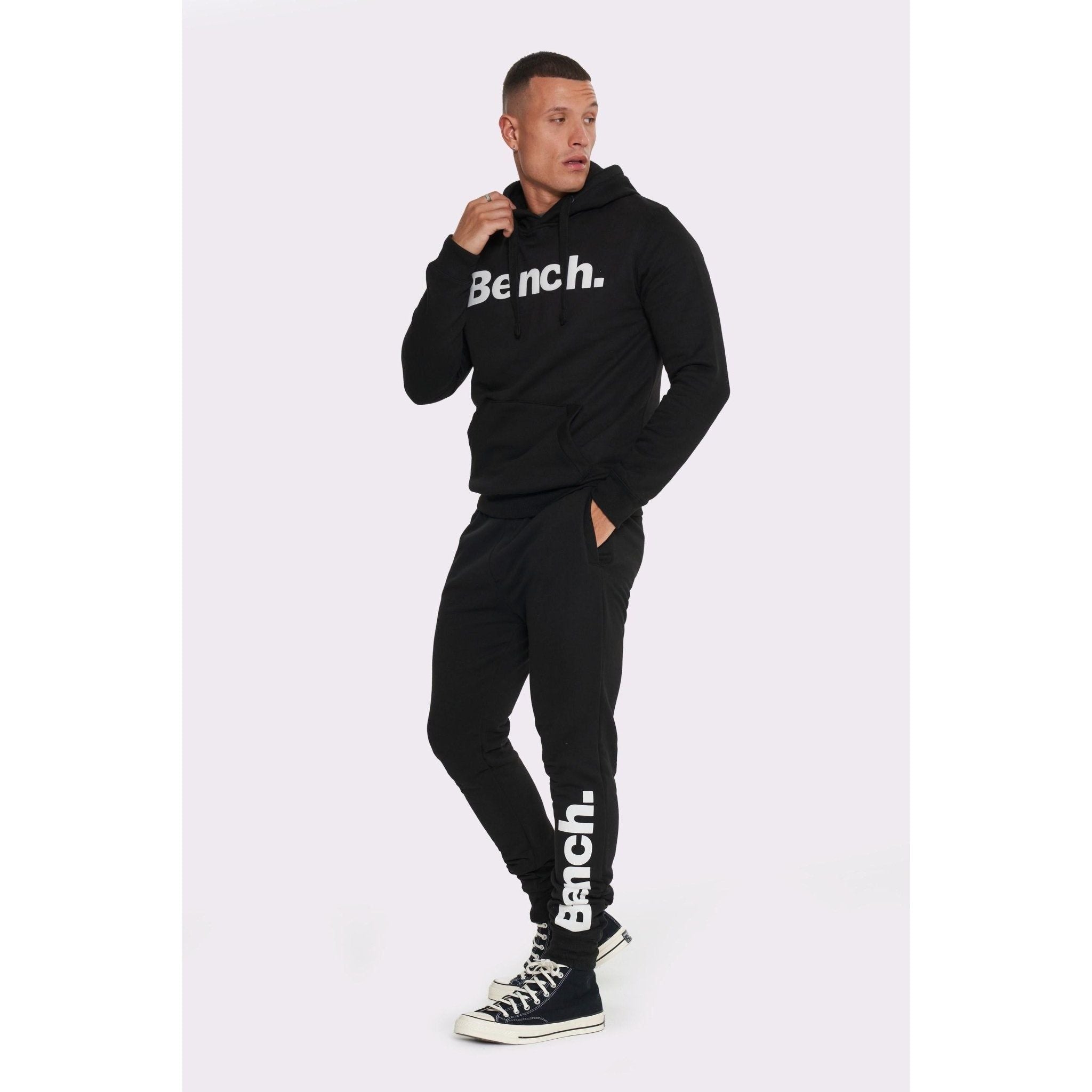 Mens 'MALLET' 2pc Fleece Tracksuit - BLACK - Shop at www.Bench.co.uk #LoveMyHood