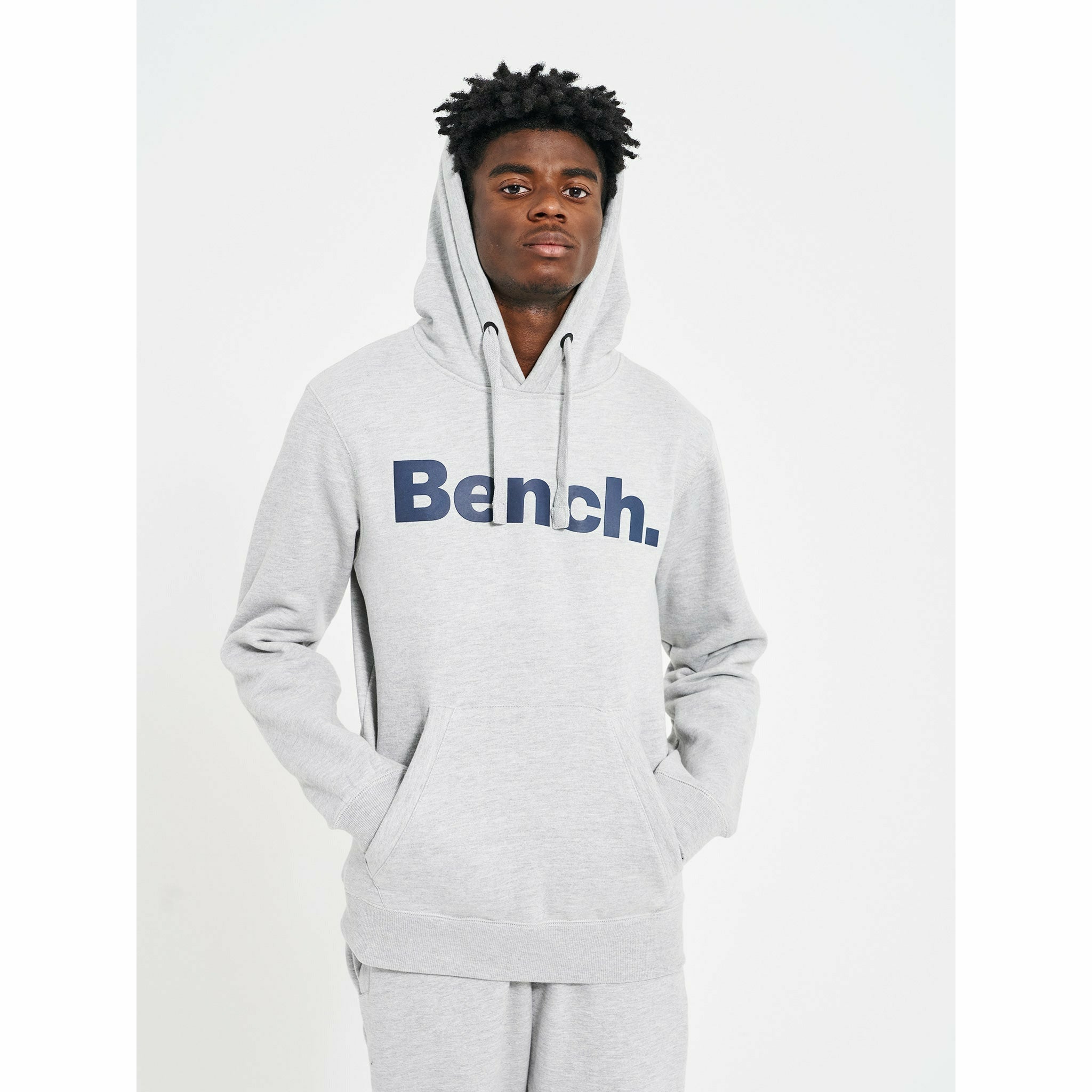 Mens 'MALLET' 2pc Fleece Tracksuit - GREY MARL - Shop at www.Bench.co.uk #LoveMyHood