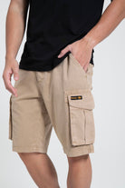 Mens 'NOAHS' Cargo Shorts - STONE - Shop at www.Bench.co.uk #LoveMyHood