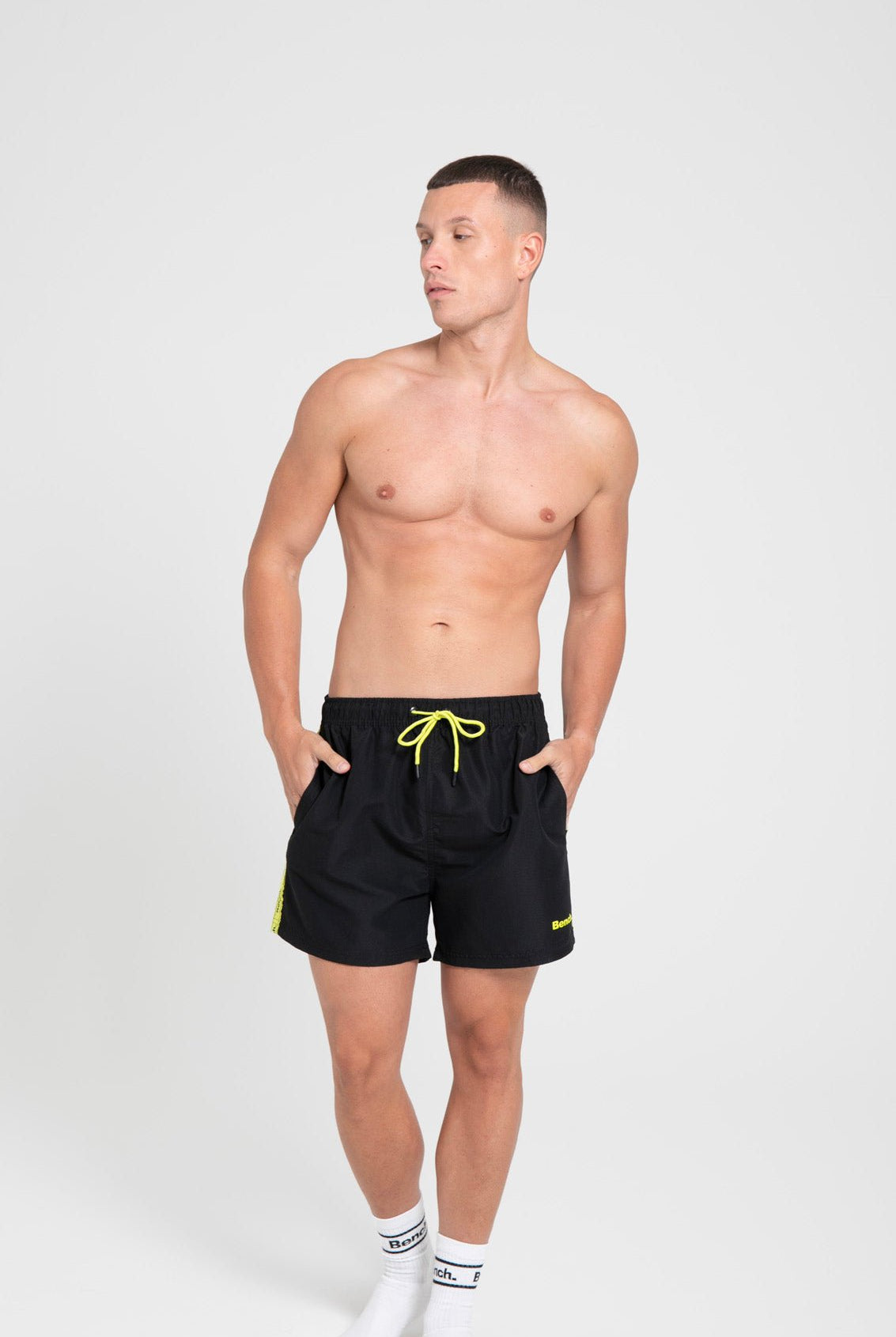 Mens 'SAMUI' Swim Shorts - BLACK - Shop at www.Bench.co.uk #LoveMyHood