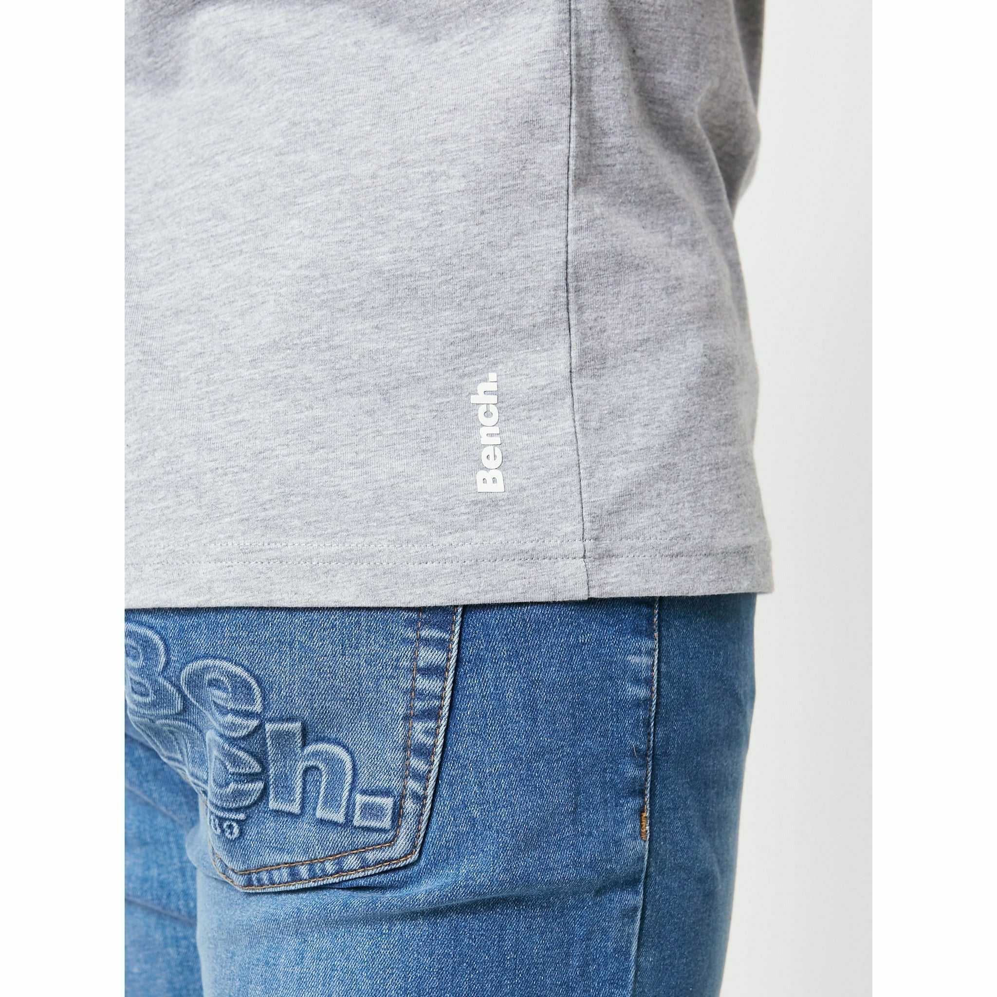 Mens 'SENDAK' T-Shirt - GREY MARL - Shop at www.Bench.co.uk #LoveMyHood