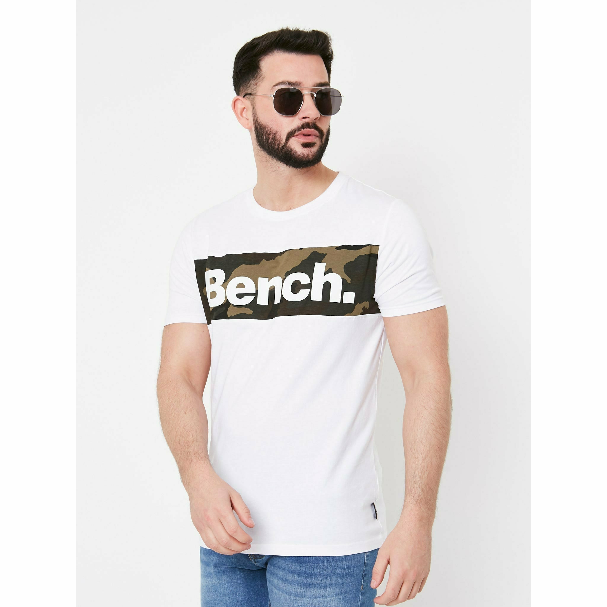 Mens 'SENDAK' T-Shirt - WHITE - Shop at www.Bench.co.uk #LoveMyHood