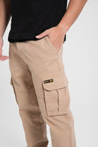 Mens 'SERGEI' Cargo Pants - STONE - Shop at www.Bench.co.uk #LoveMyHood