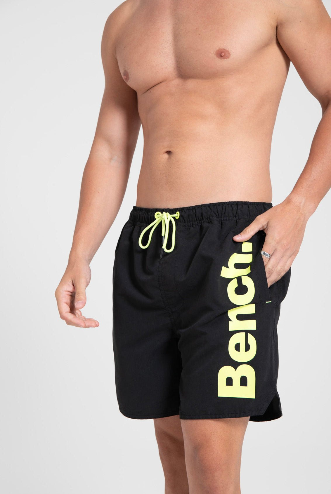 Mens 'TAHITI' Swim Shorts - BLACK - Shop at www.Bench.co.uk #LoveMyHood