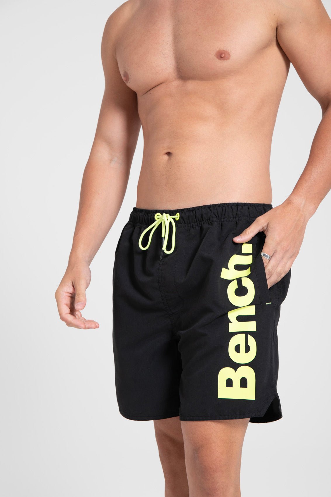 Mens 'TAHITI' Swim Shorts - BLACK - Shop at www.Bench.co.uk #LoveMyHood