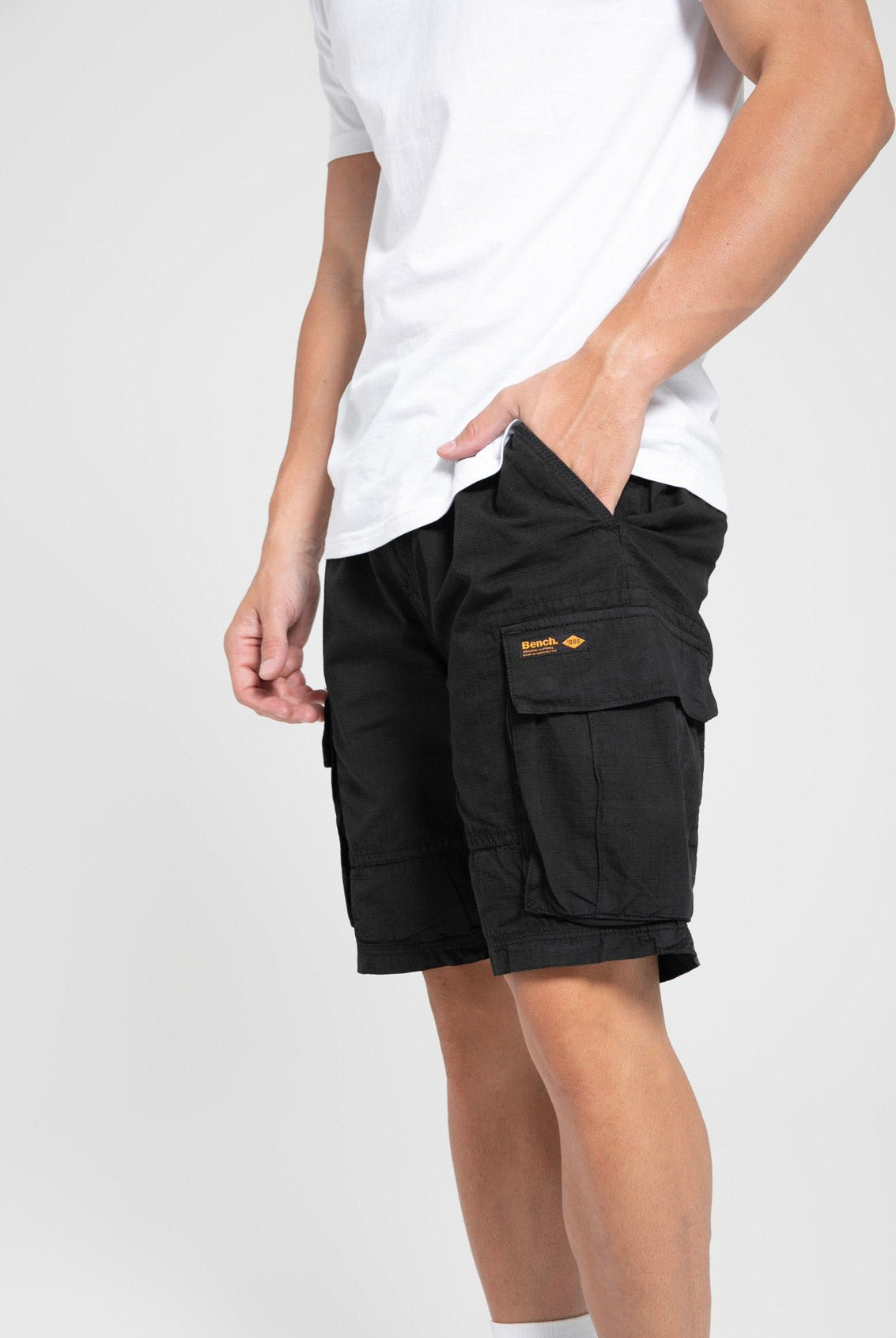 Mens 'VIDDI' Combat Shorts - BLACK - Shop at www.Bench.co.uk #LoveMyHood