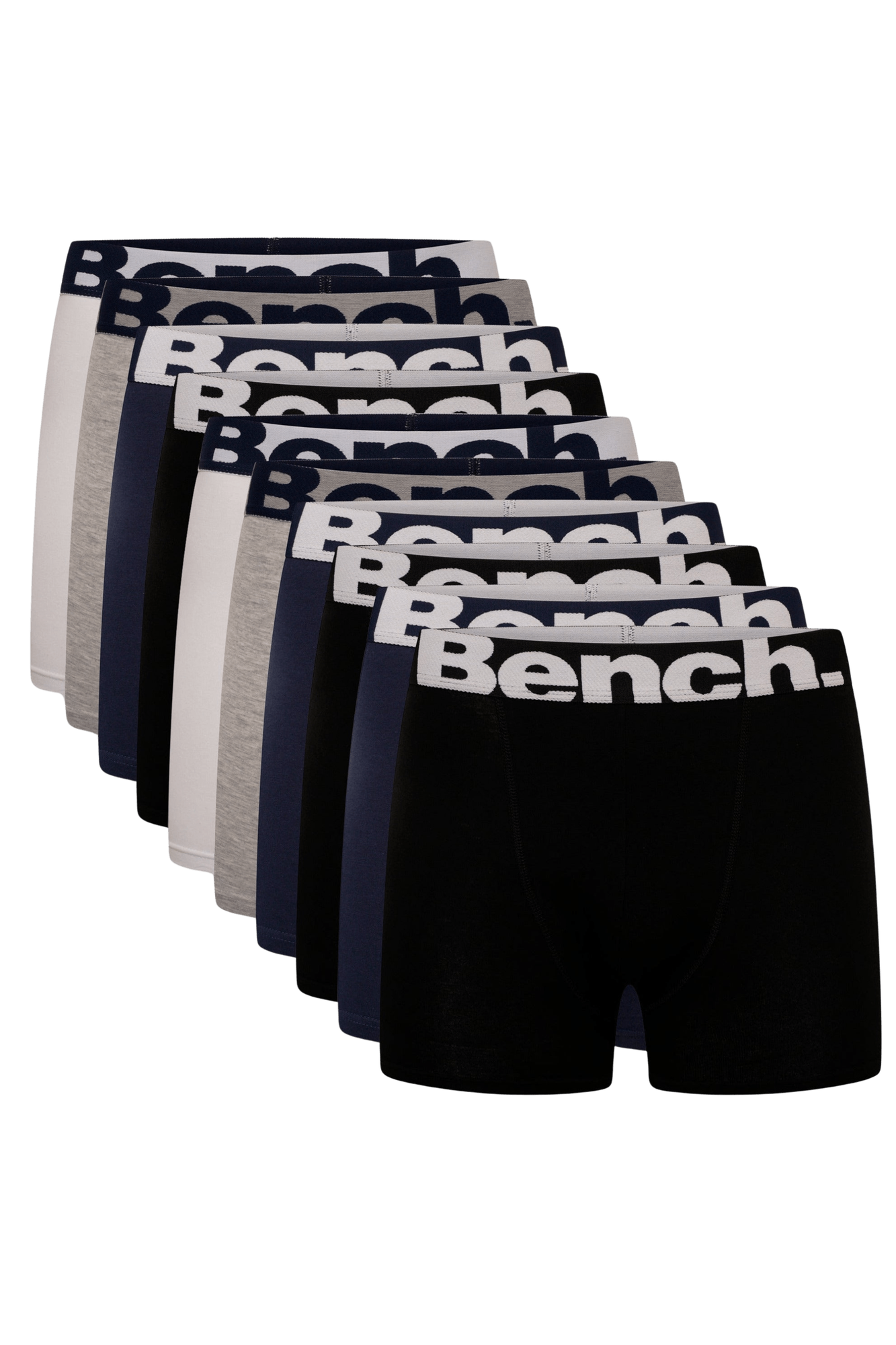 Shop Mens YALDEN 10 Pack Boxers ASSORTED Bench