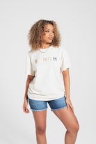 Womens 'AOMIE' SS T-Shirt - CHALK - Shop at www.Bench.co.uk #LoveMyHood