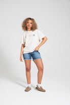 Womens 'AOMIE' SS T-Shirt - CHALK - Shop at www.Bench.co.uk #LoveMyHood