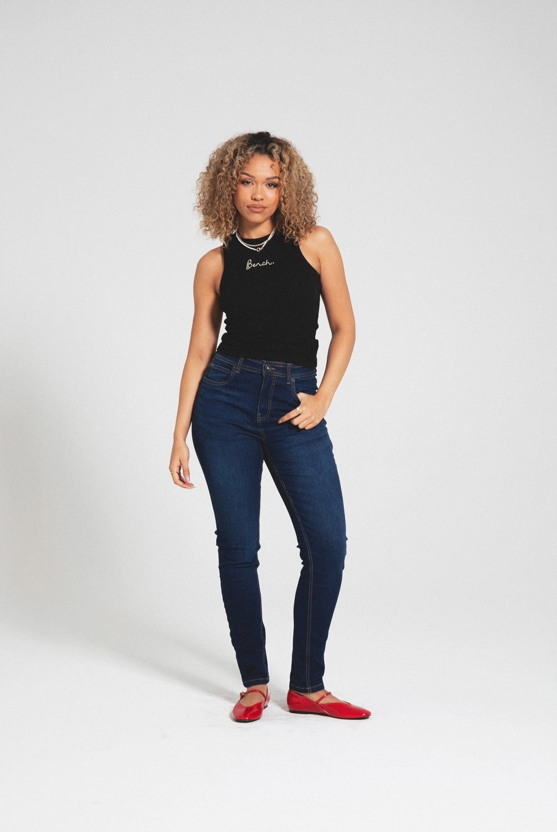 Superdry UK High Rise Skinny Jeans - Womens Sale Womens Trousers