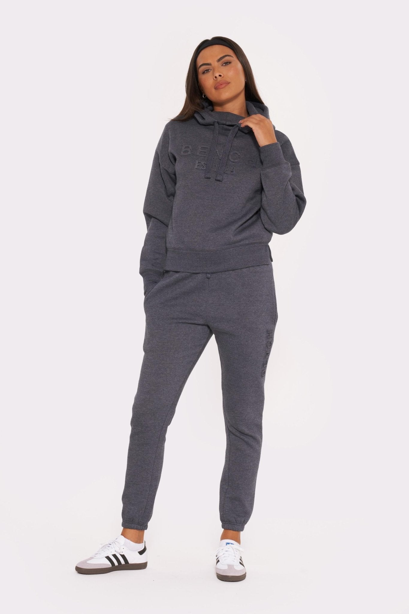 Womens 'MARIANNA' Joggers - NAVY MARL - Shop at www.Bench.co.uk #LoveMyHood