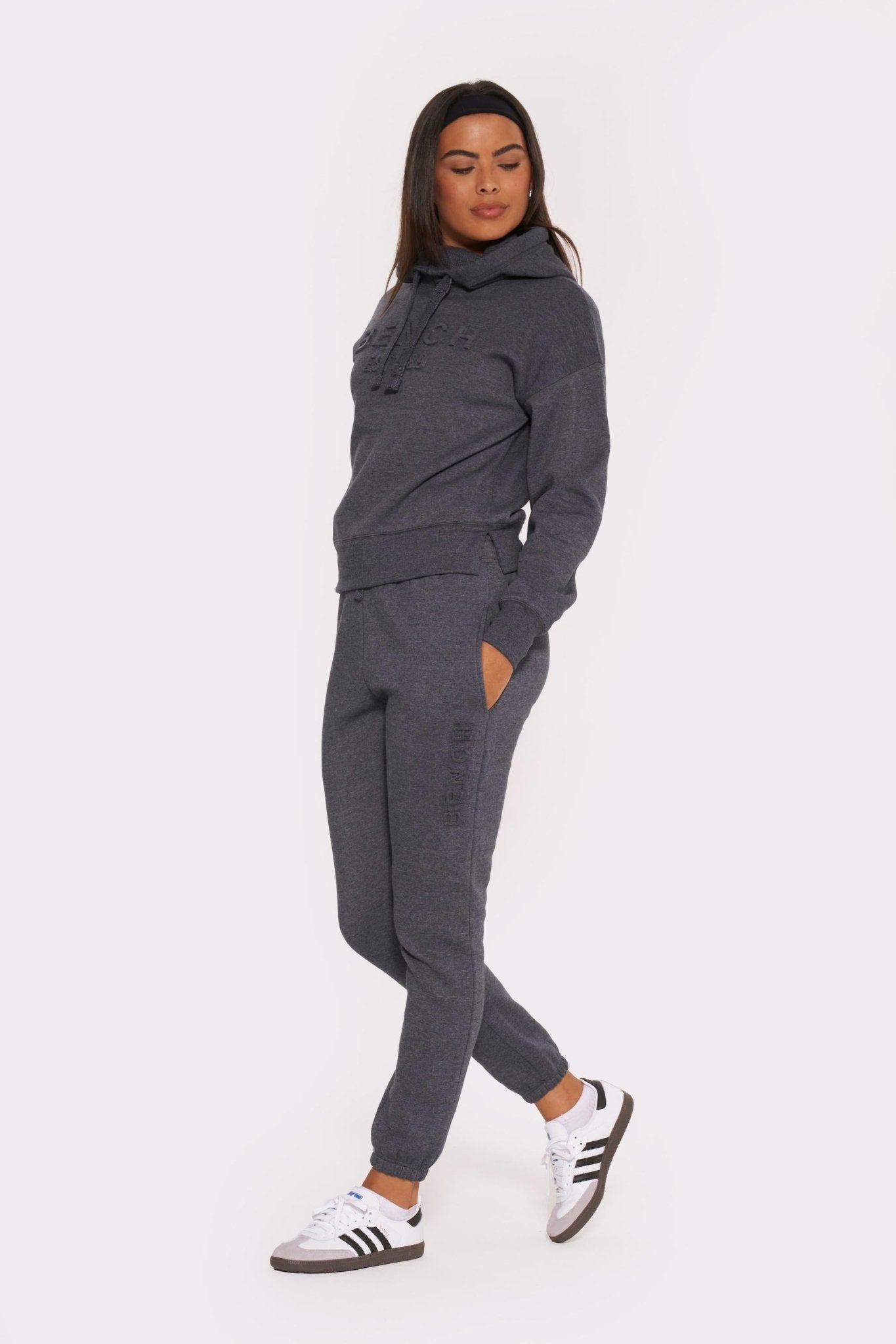 Womens 'MARIANNA' Joggers - NAVY MARL - Shop at www.Bench.co.uk #LoveMyHood