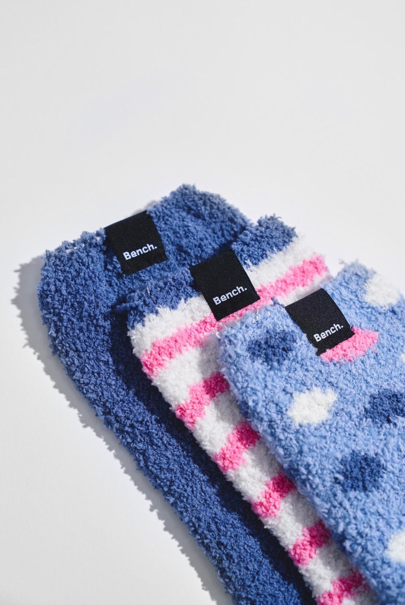 Womens 'MILDRED' 3 Pack Slipper Socks - ASSORTED - Shop at www.Bench.co.uk #LoveMyHood