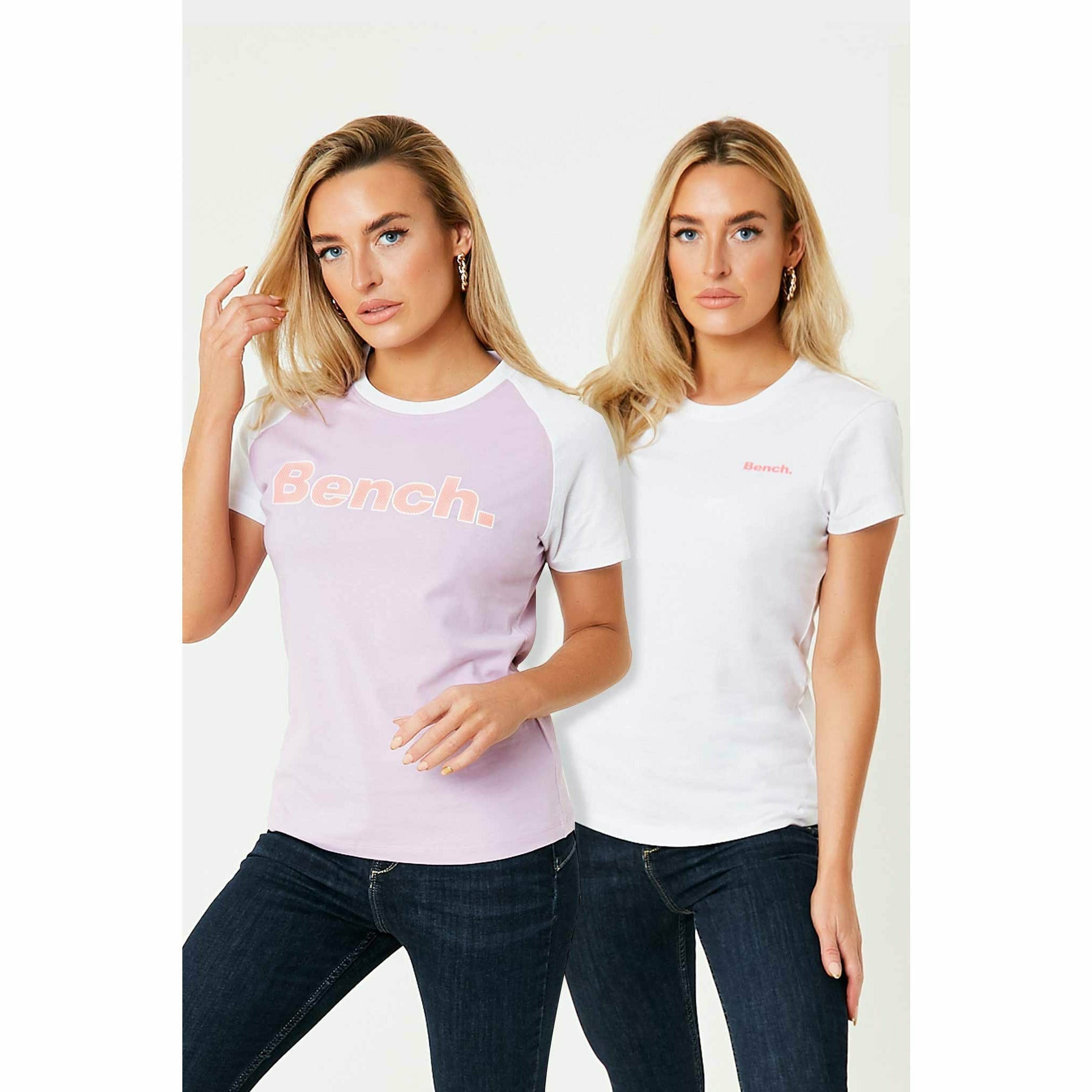 Womens 'SOFIE' 2 Pack T-Shirts - ASSORTED - Shop at www.Bench.co.uk #LoveMyHood
